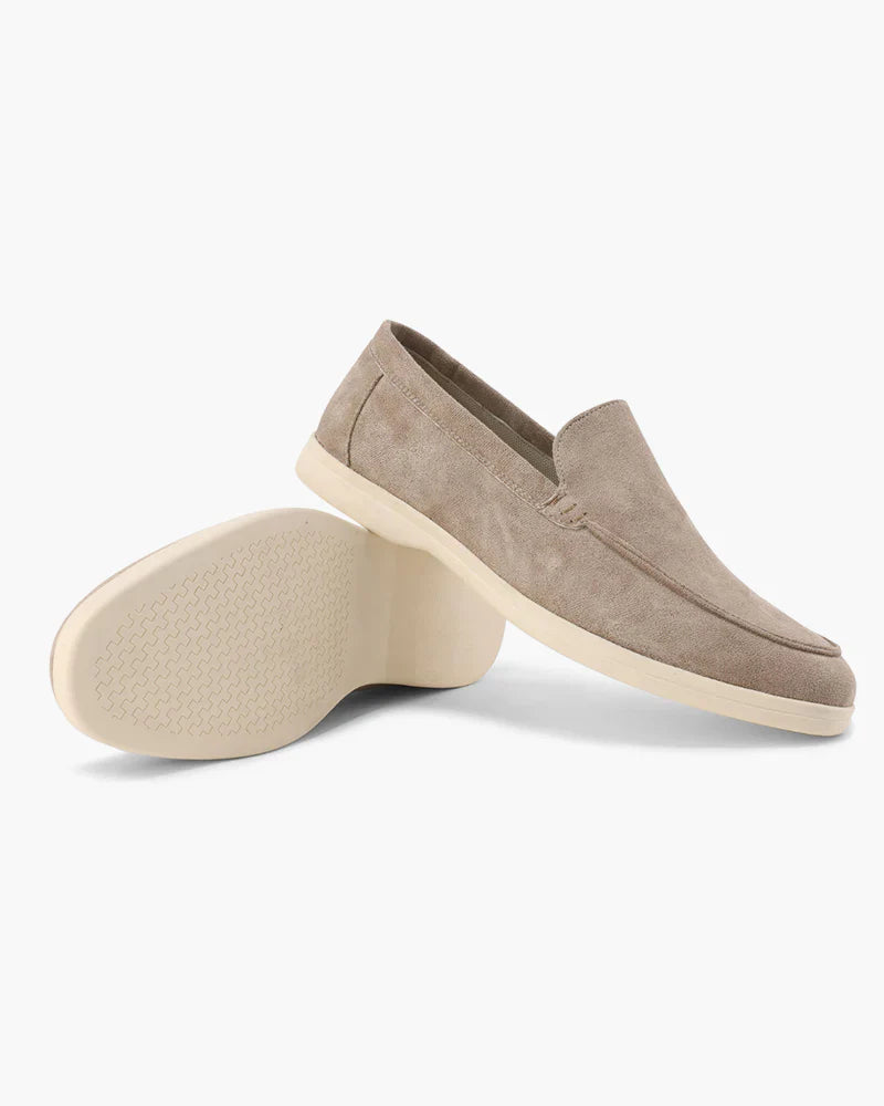 Classic Old Money Suede Loafers For Men