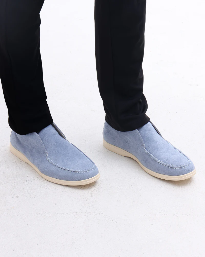 Classic Old Money High Suede Loafers