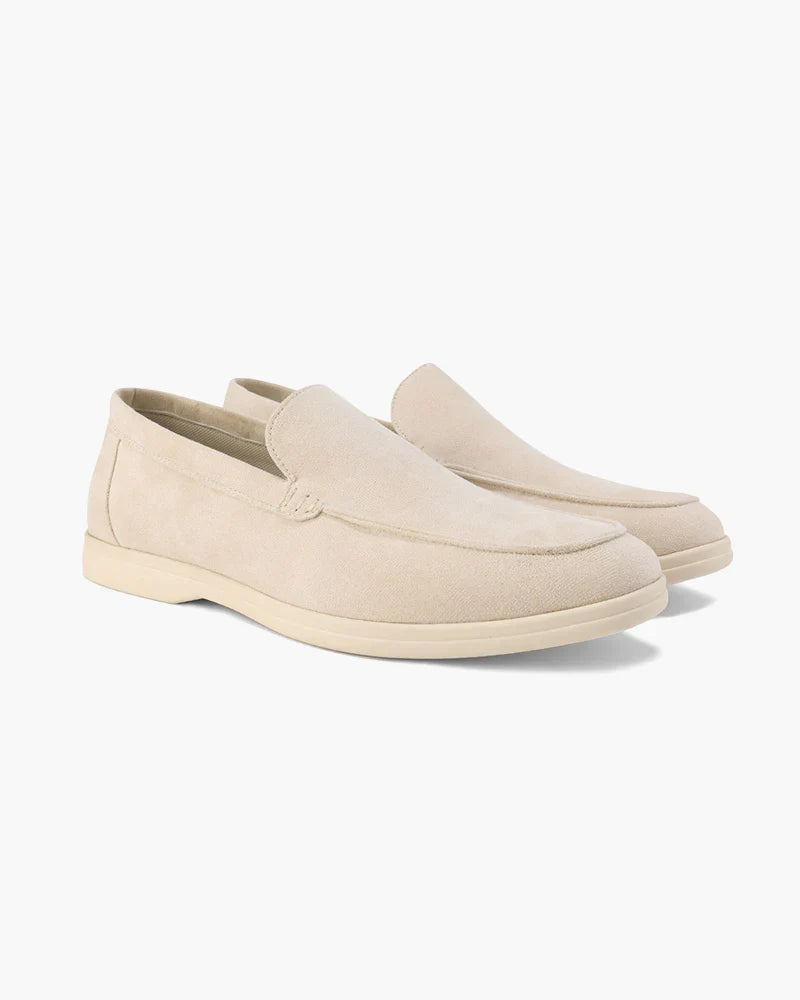 Classic Old Money Suede Loafers For Men