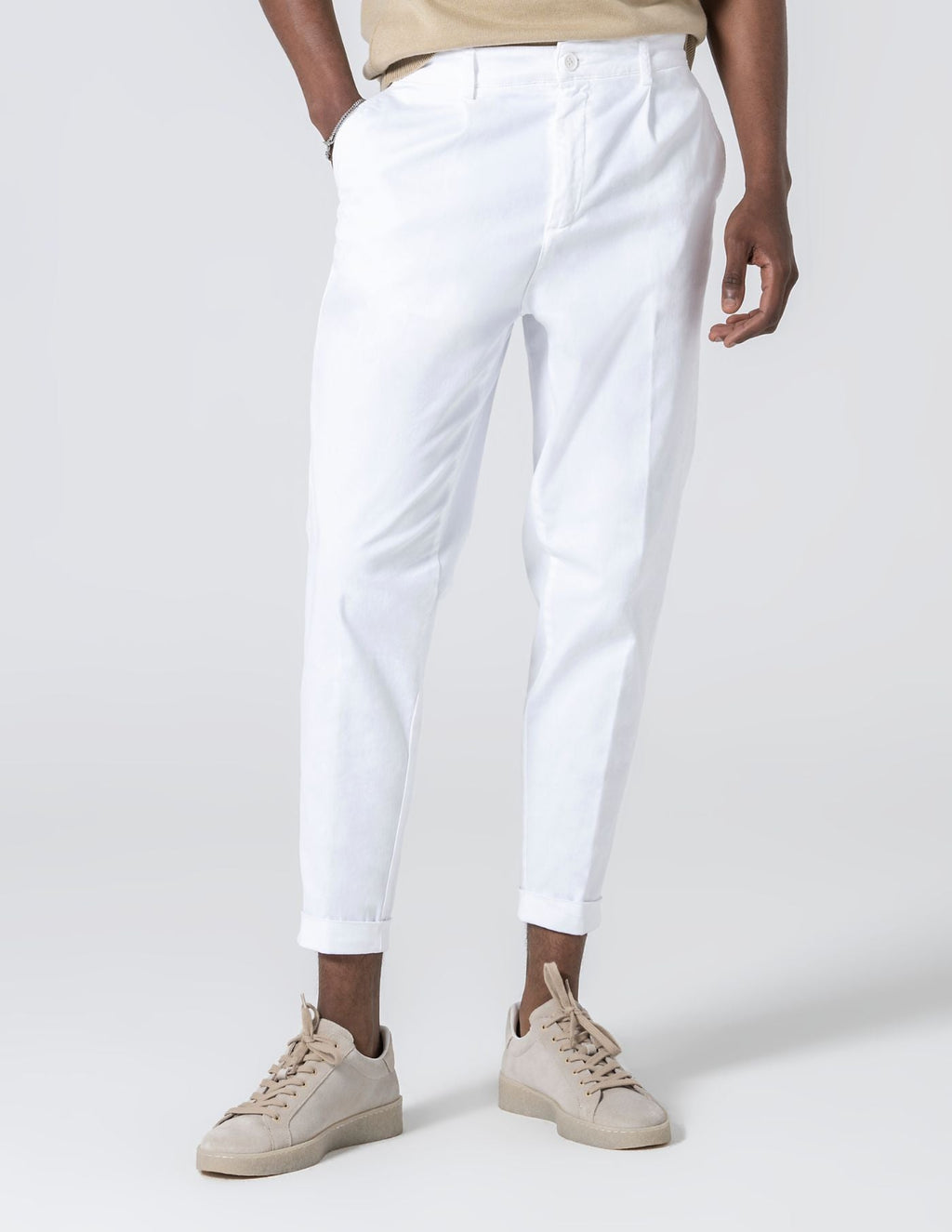 Old Money Cropped Chino Trousers