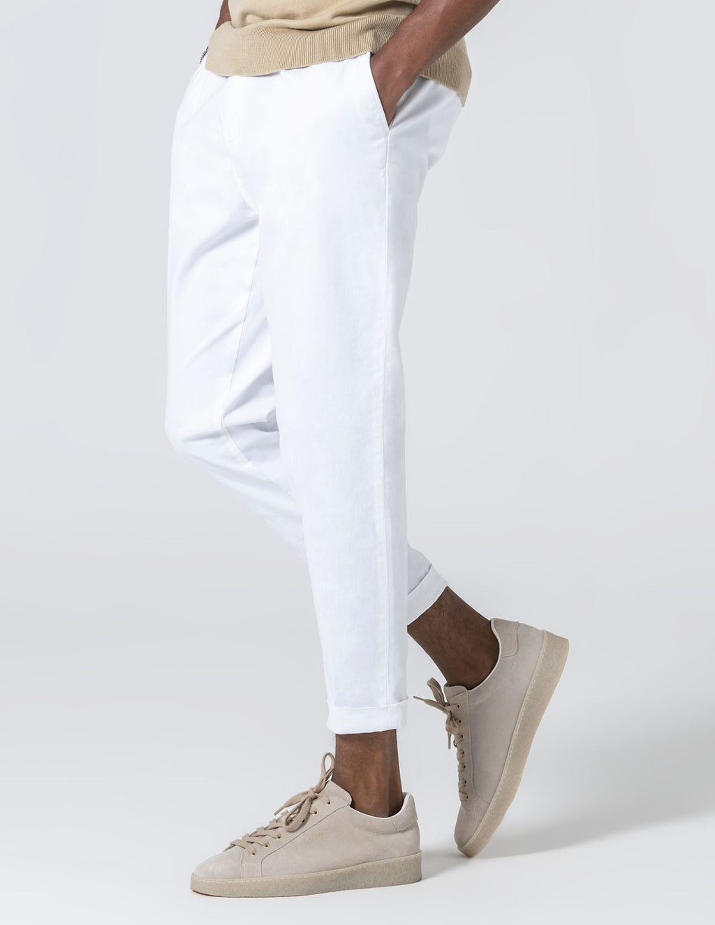 Old Money Cropped Chino Trousers