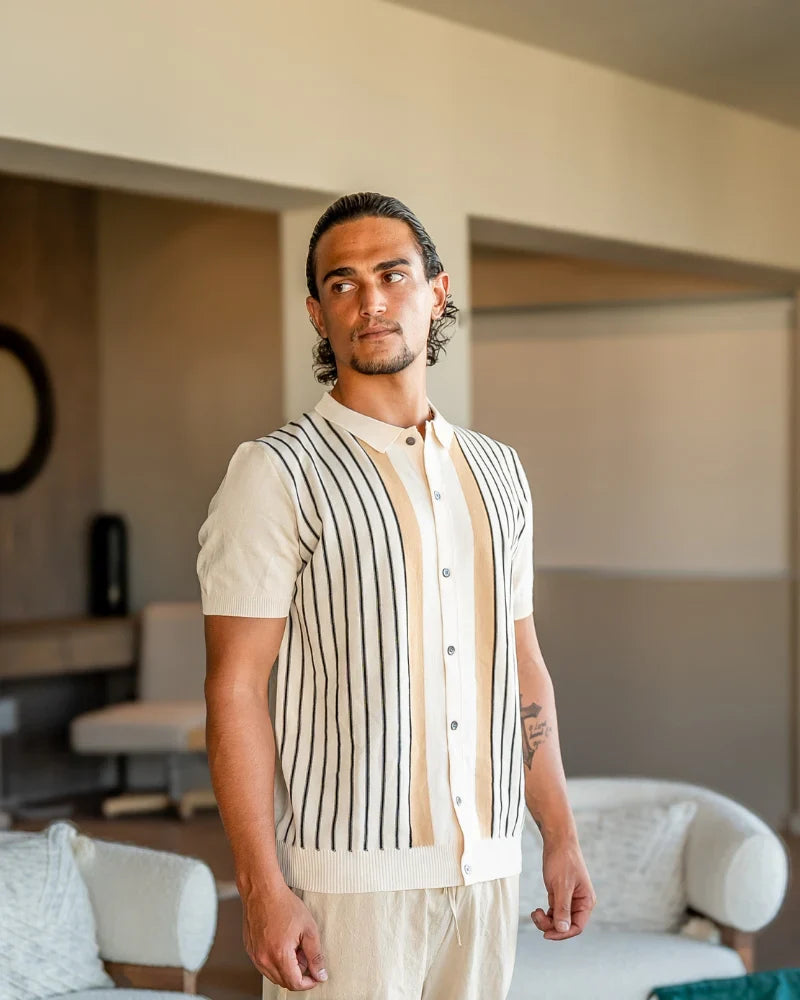 Classic Old Money The Monte Carlo Knit Polo