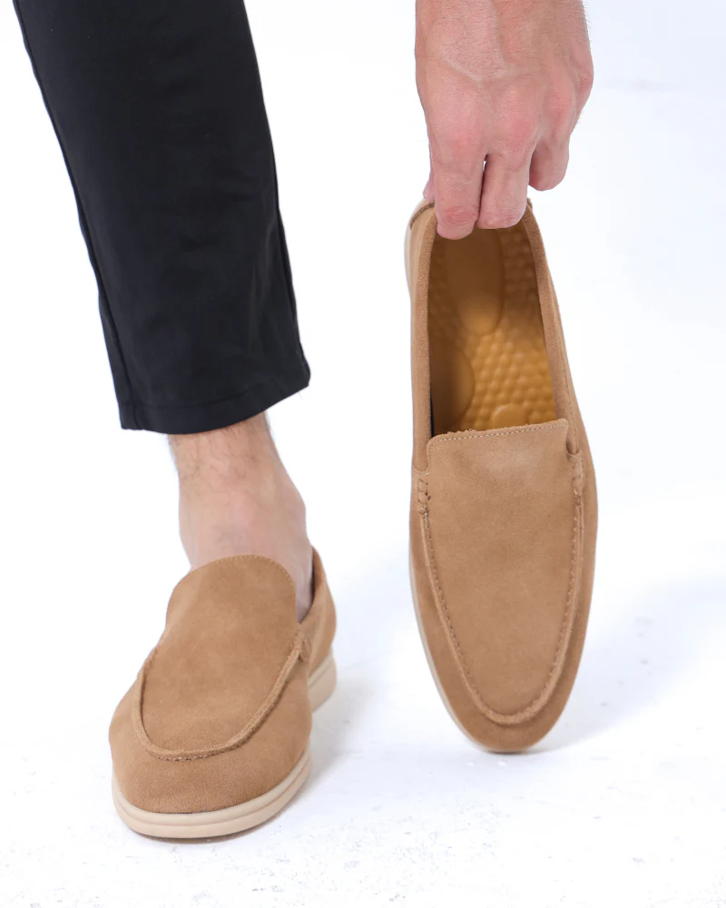Classic Old Money Premium Suede Loafers