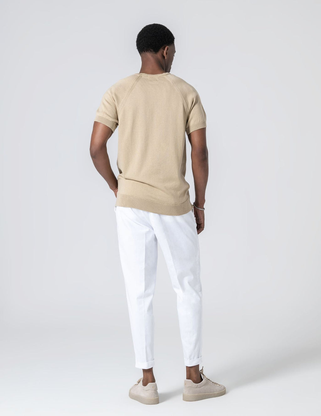 Old Money Cropped Chino Trousers