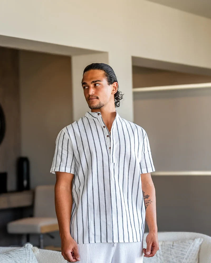 Classic Old Money Bari Sailor Polo Shirt