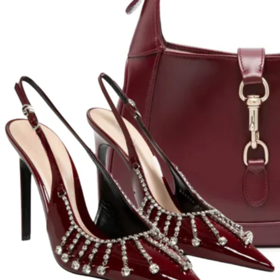 Bag 1961 Bordeaux & Guinevere Pumps – GC
